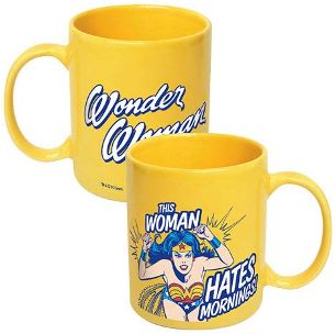 DC Comics - Wonder Woman Hates Mornings Mug